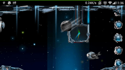 Capture d'écran de l'application Cyber Planet Super Theme GO - #7