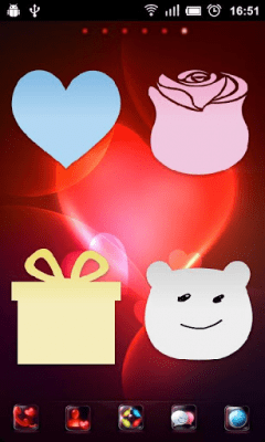 Capture d'écran de l'application GO Note Widget Love Theme - #2