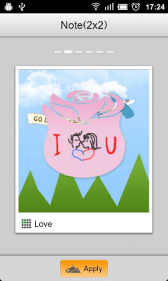 Capture d'écran de l'application GO Note Widget Love Theme - #5