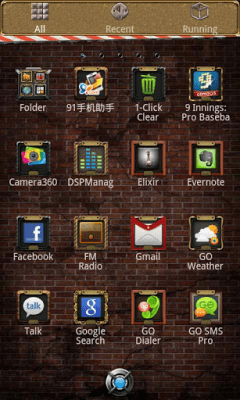 Capture d'écran de l'application Old Factory GO Launcher theme - #4