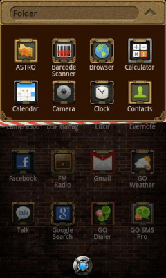 Capture d'écran de l'application Old Factory GO Launcher theme - #5
