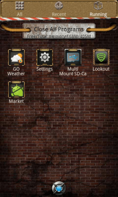 Capture d'écran de l'application Old Factory GO Launcher theme - #7