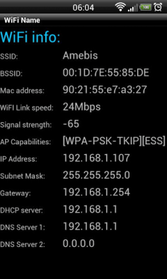 Capture d'écran de l'application WiFi Name &amp; Info - #2