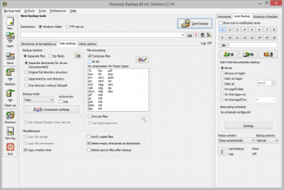 Capture d'écran de l'application Personal Backup - #3