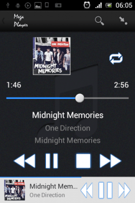 Capture d'écran de l'application Mega Player - #4