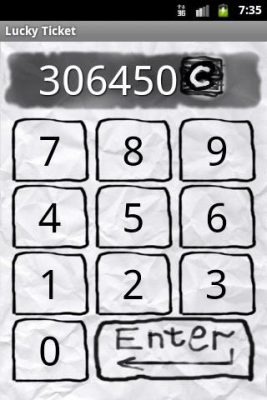 Capture d'écran de l'application Un billet chanceux - #3