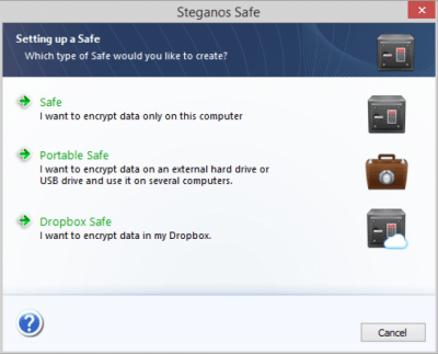 Capture d'écran de l'application Steganos Privacy Suite - #2