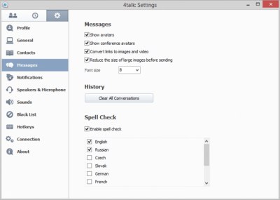 Capture d'écran de l'application 4talk - #3