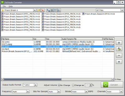 Capture d'écran de l'application Full Audio Converter - #1