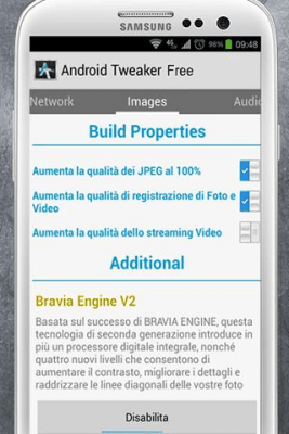 Capture d'écran de l'application Android Tweaker (FREE) - #3
