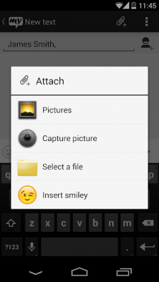 Capture d'écran de l'application mysms - KitKat Theme - #3