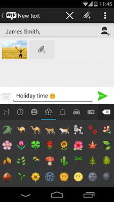 Capture d'écran de l'application mysms - KitKat Theme - #6