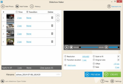 Capture d'écran de l'application IceCream Slideshow Maker - #2