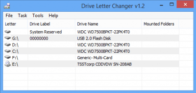 Capture d'écran de l'application Drive Letter Changer - #2