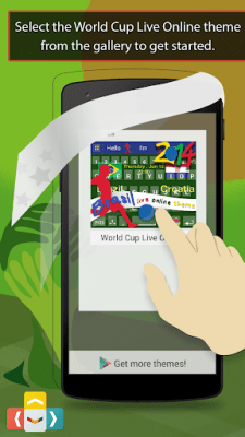 Capture d'écran de l'application World Cup Live Online Keyboard - #4