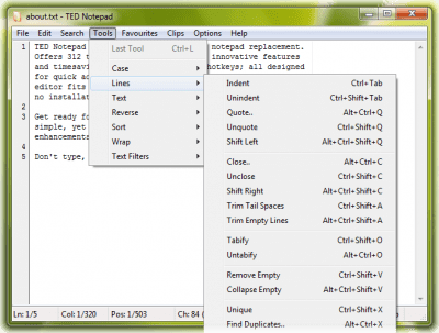 Capture d'écran de l'application TED Notepad - #3