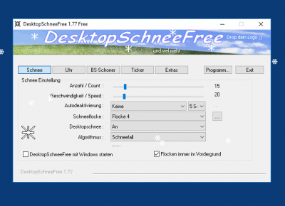 Capture d'écran de l'application DesktopSchneeFree - #1