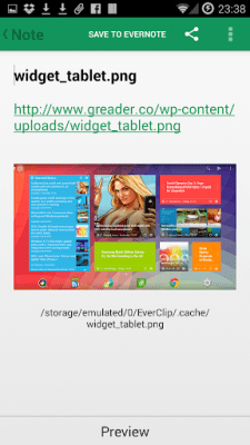 Capture d'écran de l'application EverClip - #3