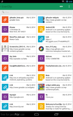 Capture d'écran de l'application EverClip - #6