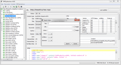 Capture d'écran de l'application DRKSpiderJava - #3