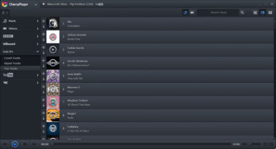 Capture d'écran de l'application CherryPlayer - #4