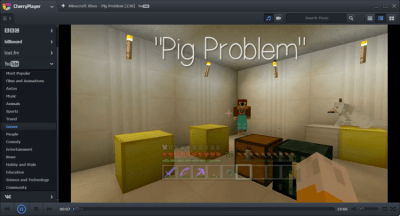 Capture d'écran de l'application CherryPlayer Portable - #3