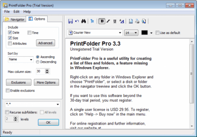 Capture d'écran de l'application PrintFolder Pro - #2