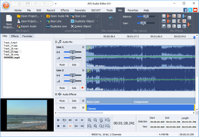 Capture d'écran de l'application AVS Audio Editor - #1