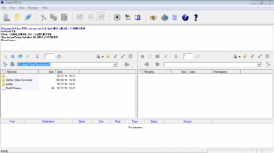 Capture d'écran de l'application Core FTP LE - #1