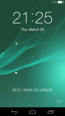 Capture d'écran de l'application XZ live locker - #17