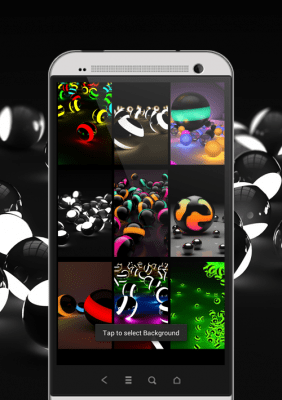 Capture d'écran de l'application 3D Light Balls Screen Lock - #4