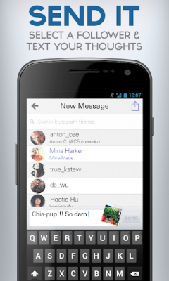 Capture d'écran de l'application Tappit Instagram Messenger - #4