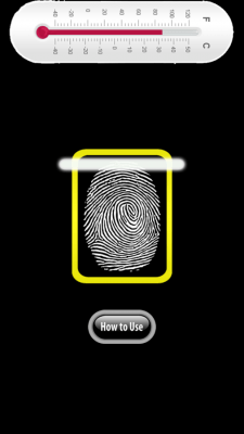 Capture d'écran de l'application Finger Body Temperature Prank - #2