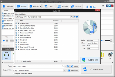 Capture d'écran de l'application Audio Converter Pro - #2