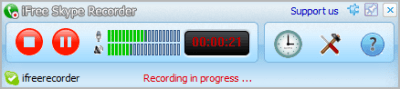 Capture d'écran de l'application iFree Skype Recorder - #1