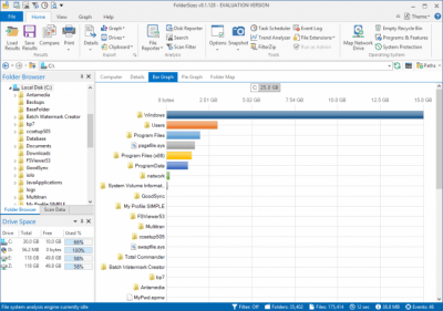 Capture d'écran de l'application FolderSizes - #5