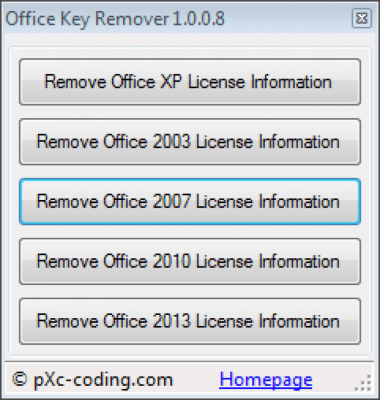 Capture d'écran de l'application Office Key Remover - #1