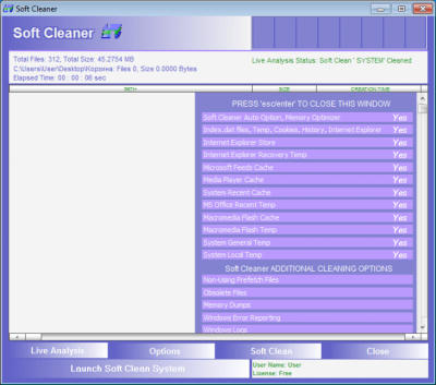 Capture d'écran de l'application Soft Cleaner - #2