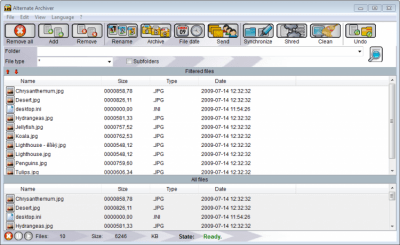 Capture d'écran de l'application Alternate Archiver - #1