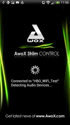 Capture d'écran de l'application AwoX Striim CONTROL - #4