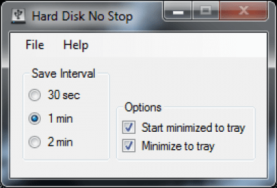 Capture d'écran de l'application Hard Disk No Stop - #1