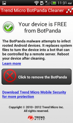 Capture d'écran de l'application BotPanda Cleaner - #2