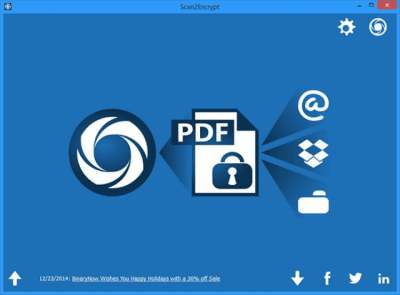 Capture d'écran de l'application Scan2Encrypt - #1