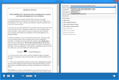 Capture d'écran de l'application Scan2Encrypt - #3