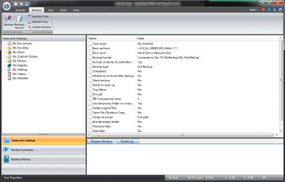 Capture d'écran de l'application TurboBackup - #2