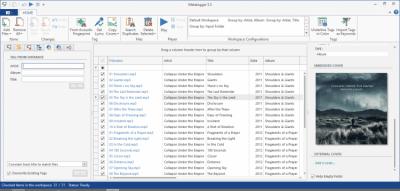 Capture d'écran de l'application Metatogger - #3
