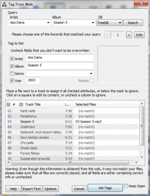Capture d'écran de l'application Mp3nity - #3