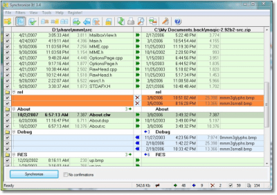 Capture d'écran de l'application Synchronize It! - #1