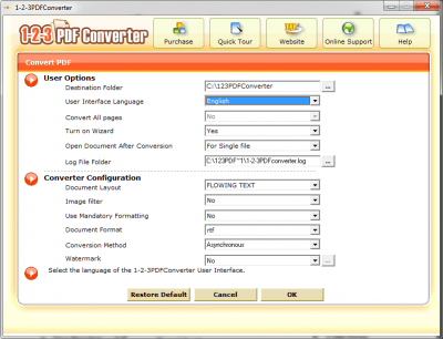 Capture d'écran de l'application 123 PDF Converter - #2