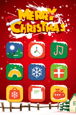 Capture d'écran de l'application Christmas Hola Launcher Theme - #1